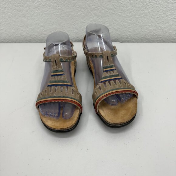 NAOT Odelia Open Toe Ankle Strap Leather Sandals Shoes Womens size 39 US 8 - Picture 2 of 7